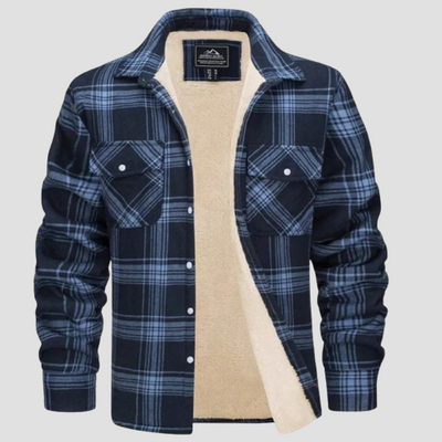 Cameron | Checkered Fleece Winter Jacket
