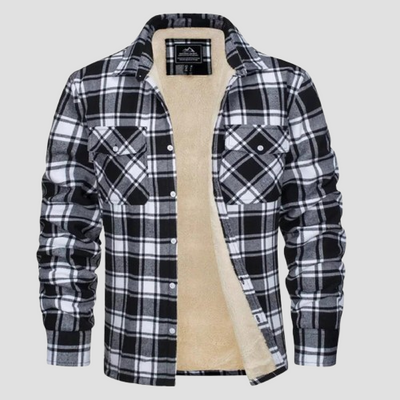 Cameron | Checkered Fleece Winter Jacket