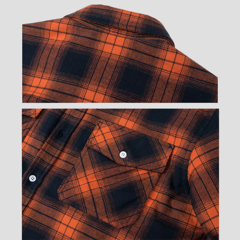 Cameron | Checkered Fleece Winter Jacket