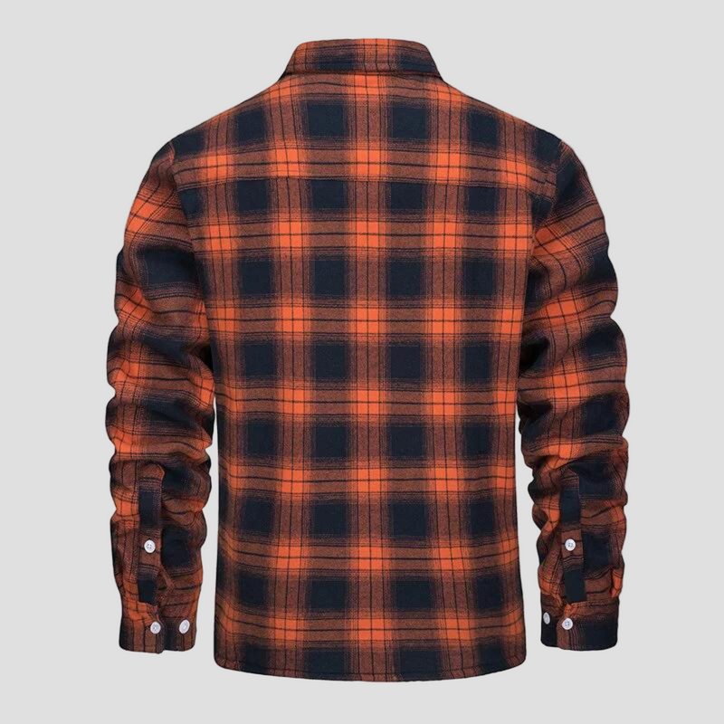 Cameron | Checkered Fleece Winter Jacket
