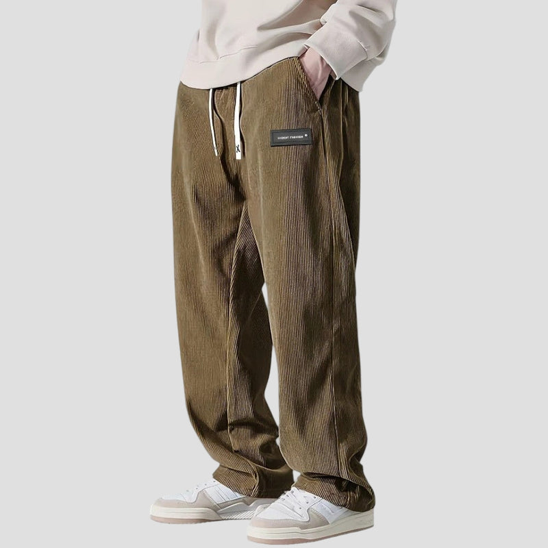 Owen | Corduroy Straight Trousers