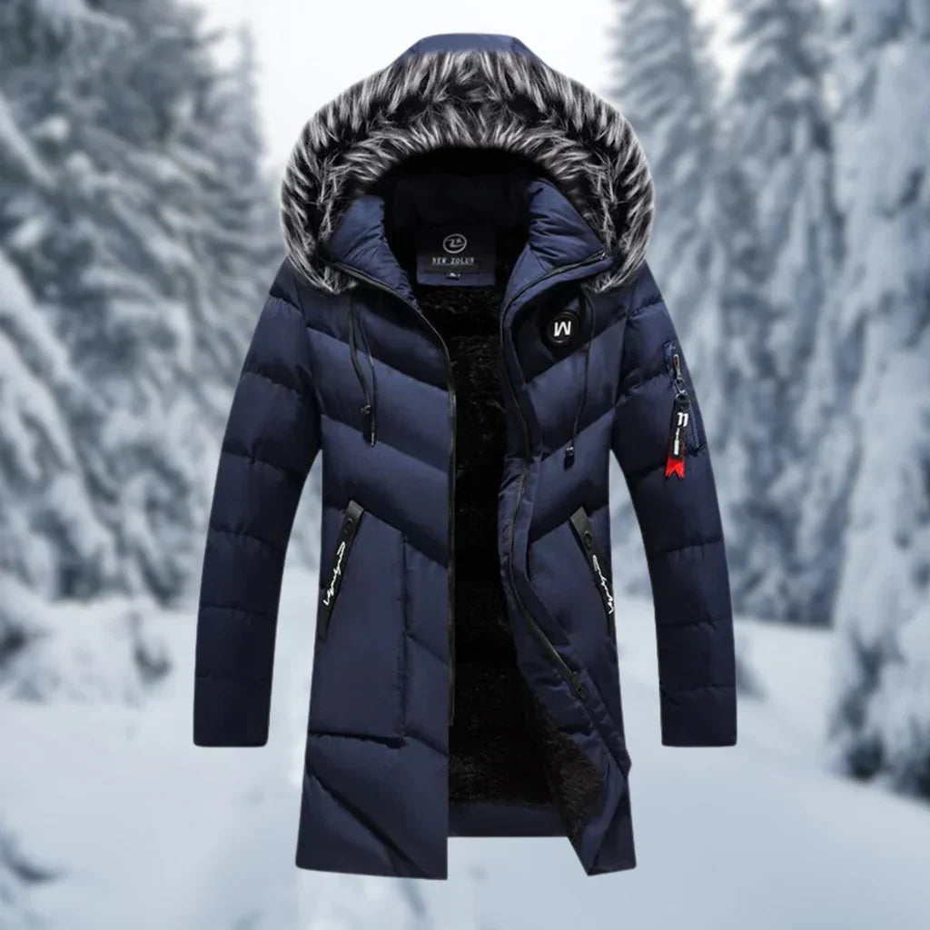 Ryder | Oversized Quilted Winter Jacket with Faux Fur Hood