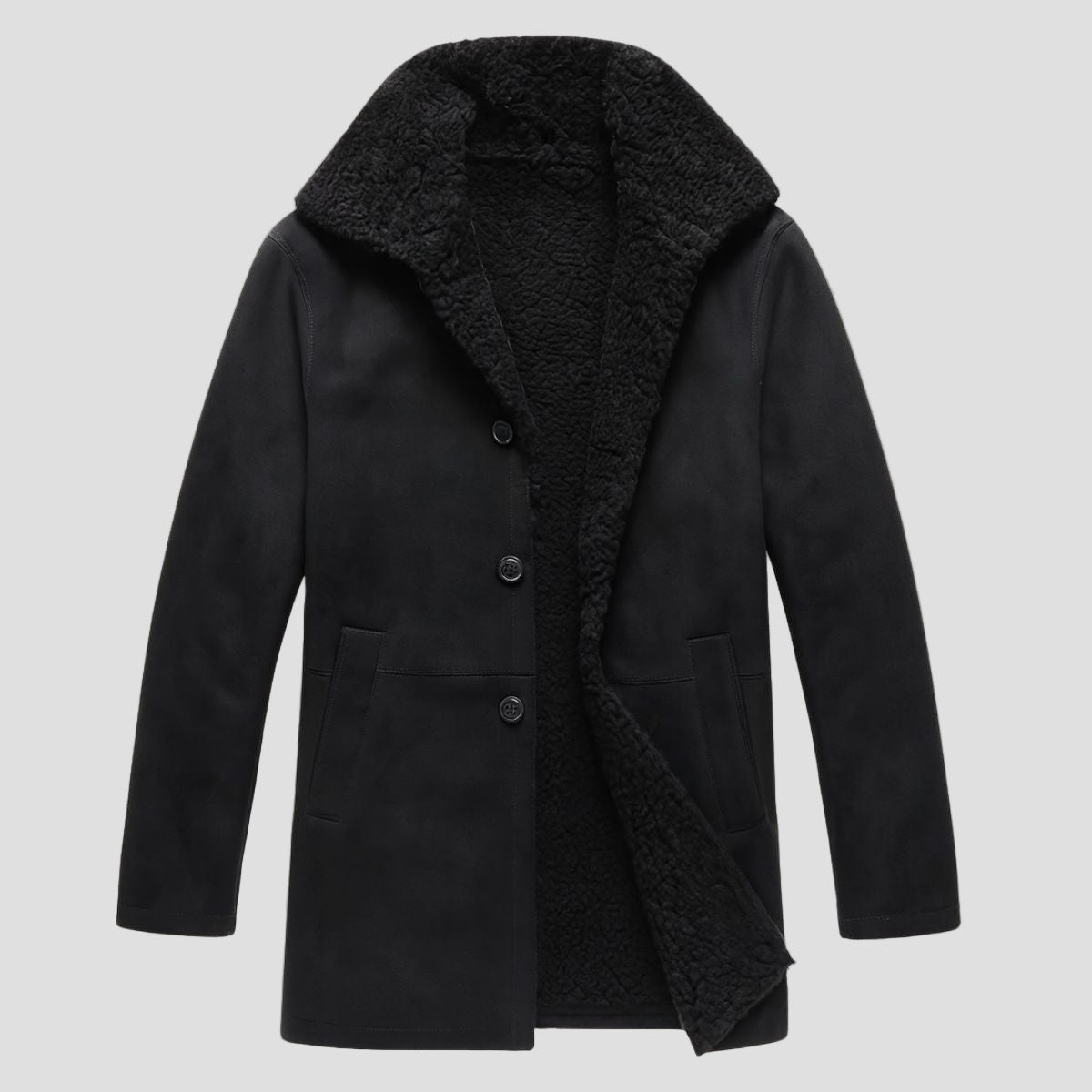 Lucas | Shearling Winter Overcoat