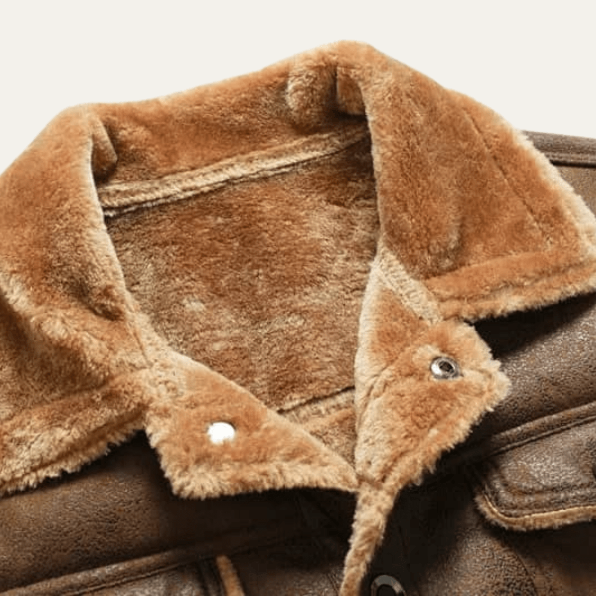 Cavendish | Shearling Biker Leather Jacket for Men - Rob Stevenson