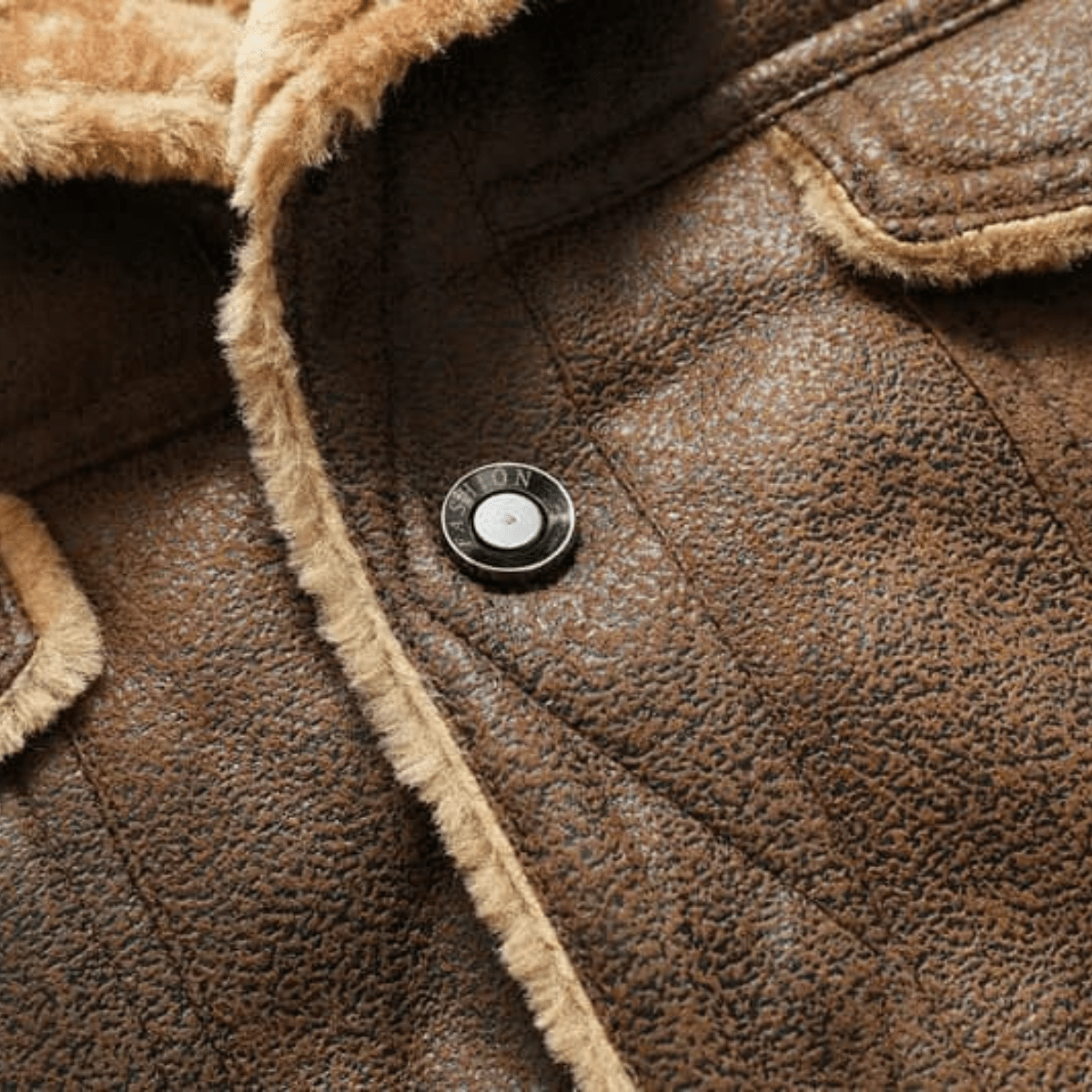 Cavendish | Shearling Biker Leather Jacket for Men - Rob Stevenson