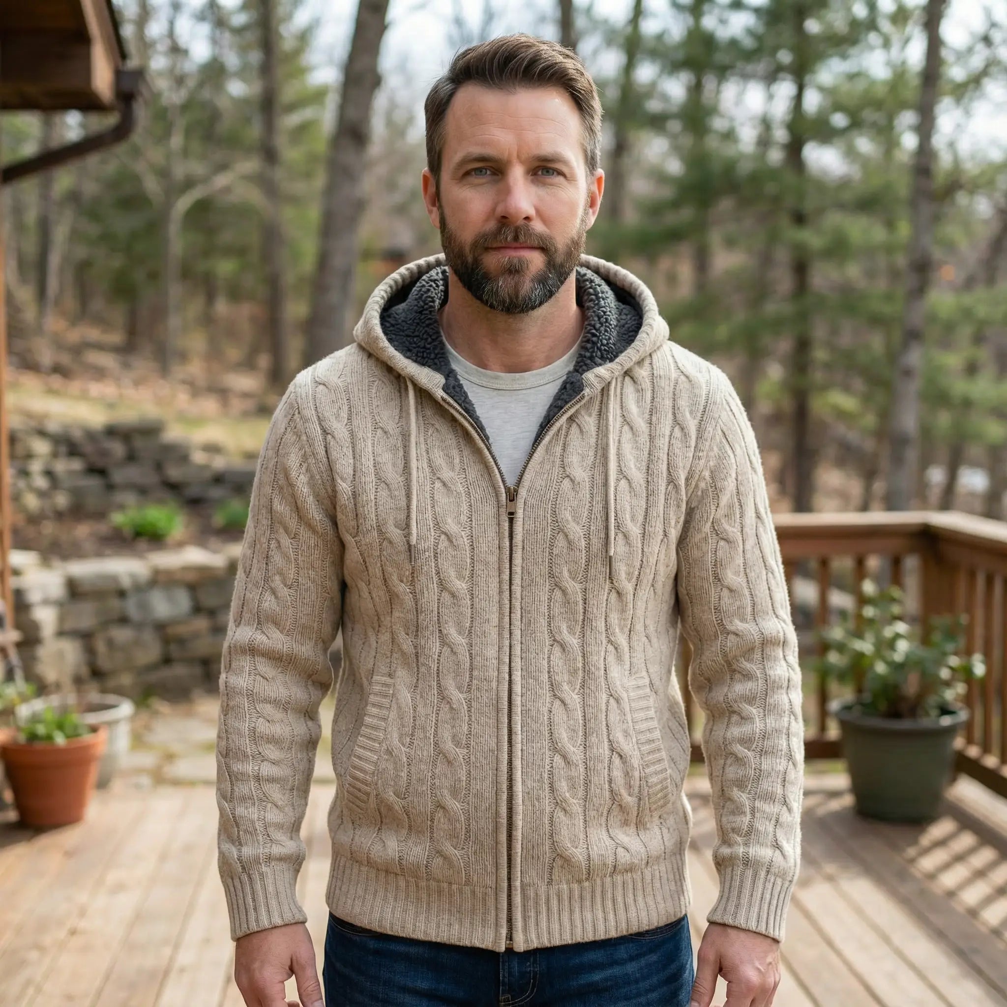 Gavin | Cozy Wool Hooded Sweater - Rob Stevenson