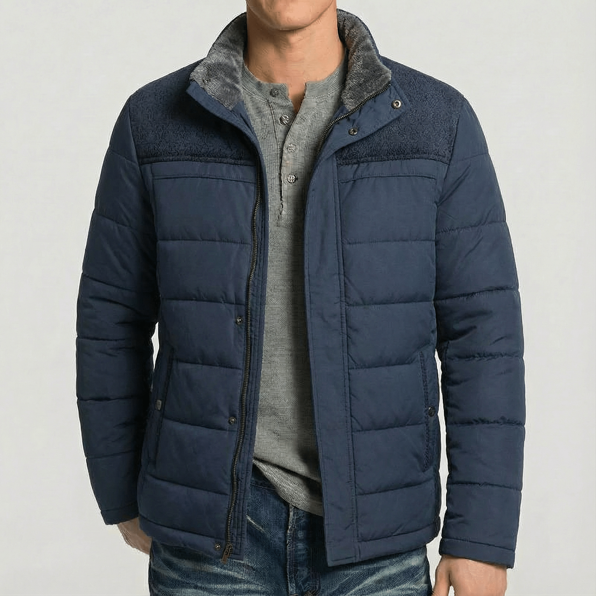Bennett | Plush Fur - Lined Quilted Winter Jacket - Rob Stevenson
