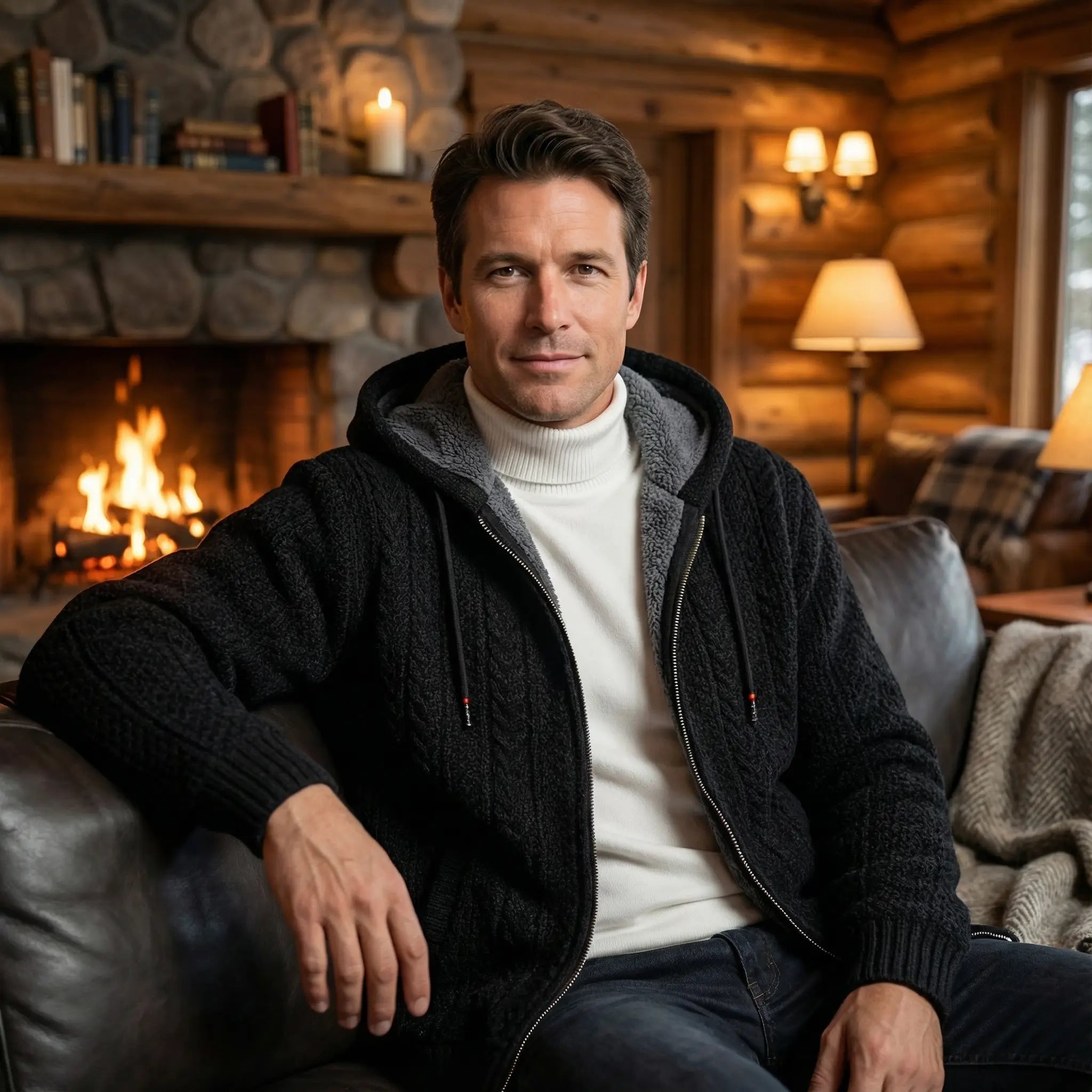 Thomas | Knit Fleece Hoodie - Rob Stevenson