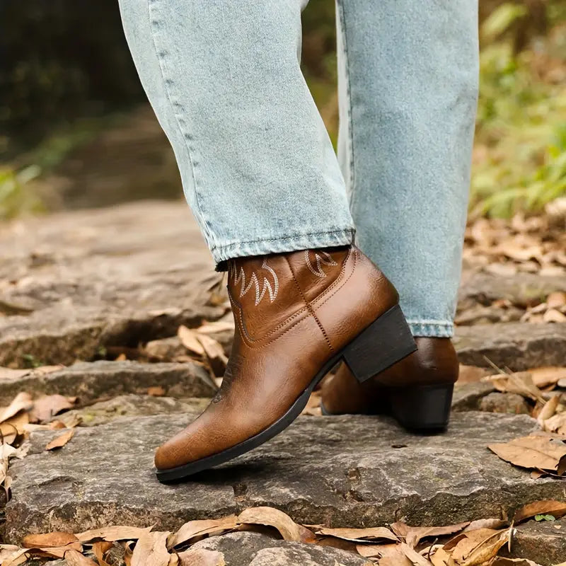 Austin | Western Leather Cowboy Boots for Men