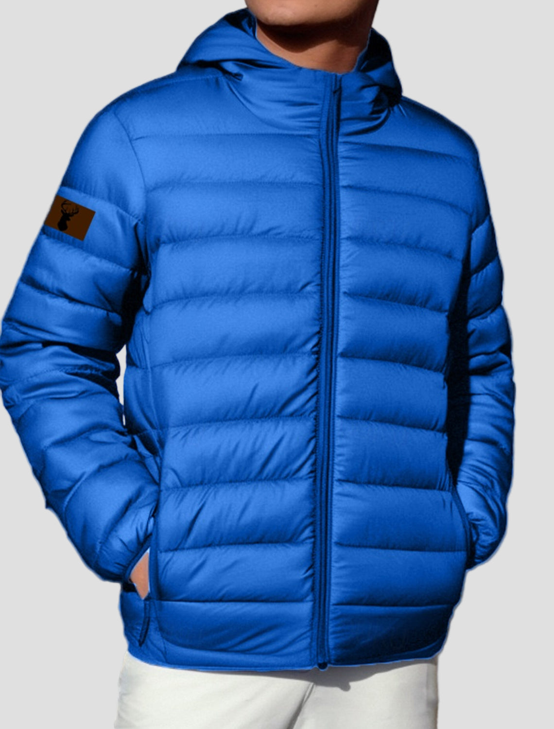 Owen | Reindeer Print Down Jacket