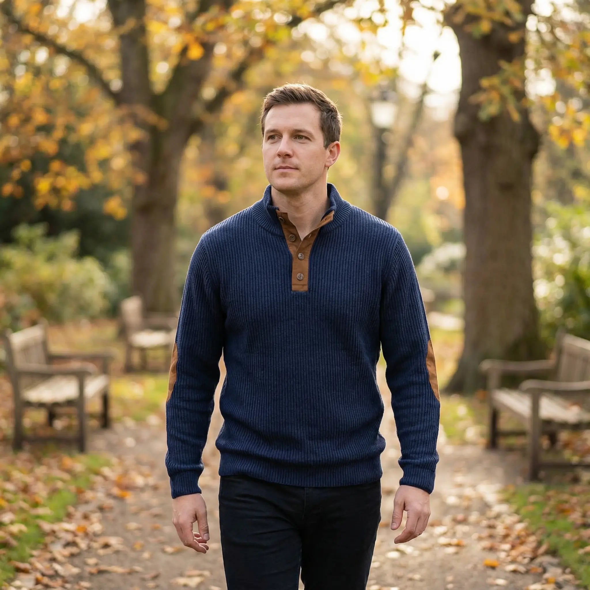 Nathan | Men's Corduroy Pullover - Rob Stevenson