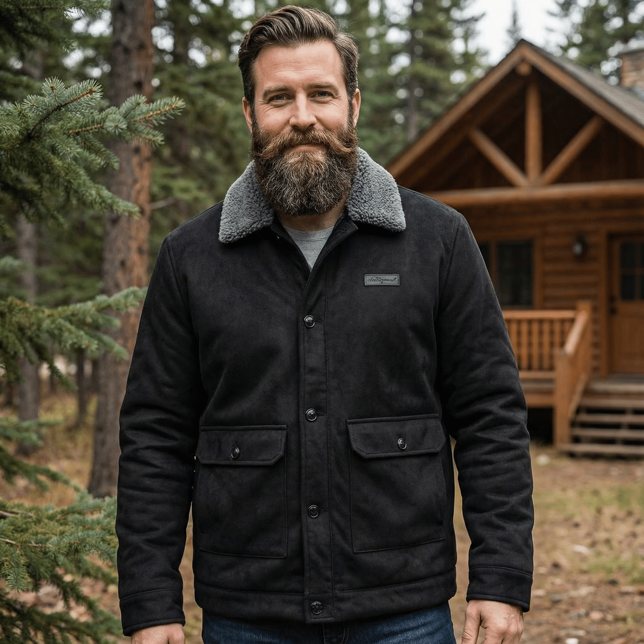 Mason | Men's Suede Fleece Jacket - Rob Stevenson