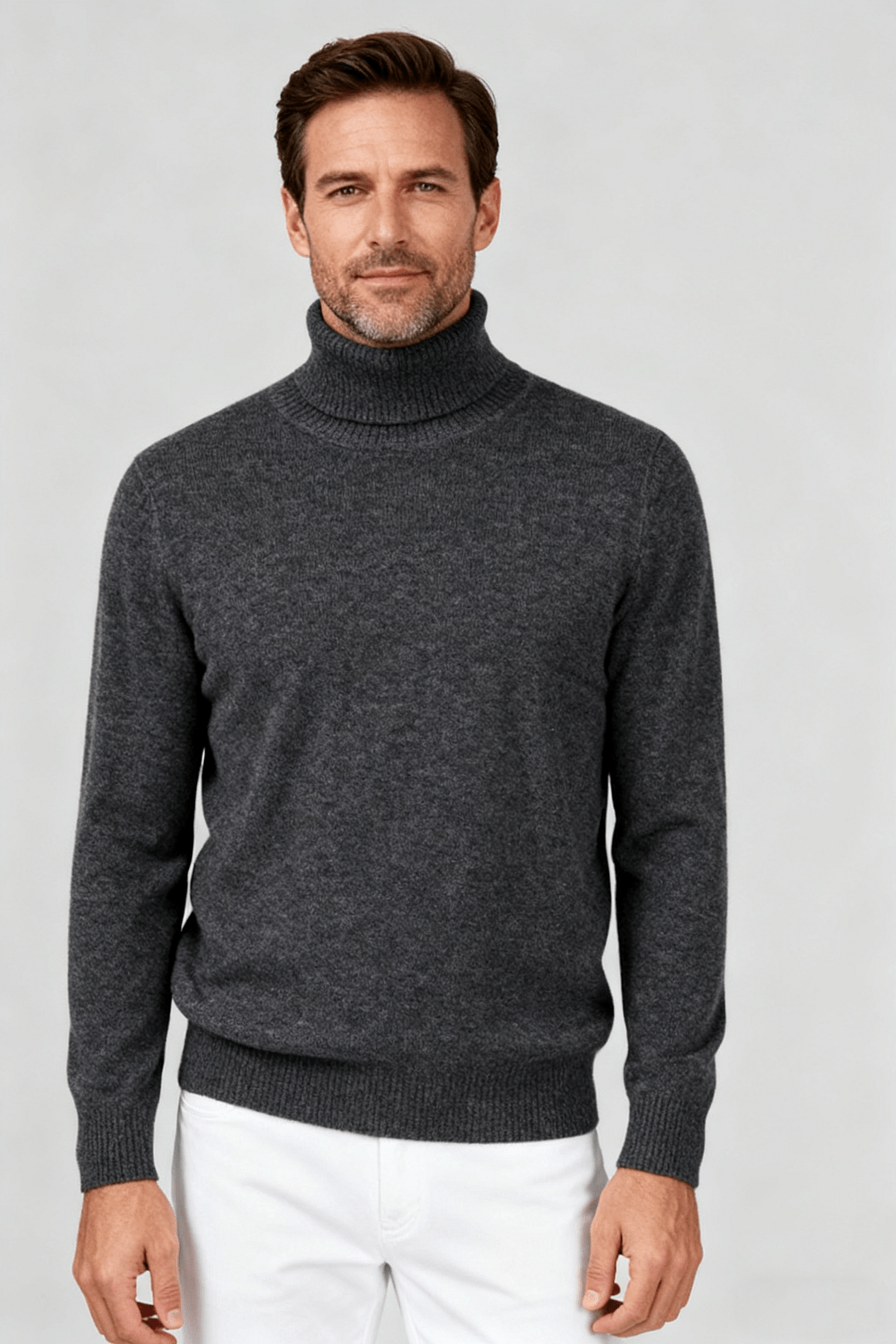 Ethan | Classic Turtleneck Wool Sweater - Rob Stevenson