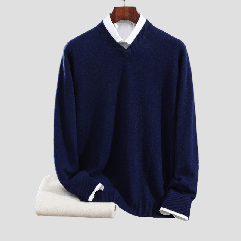 Noah | 100% Cashmere Sweater V - Neck - Rob Stevenson
