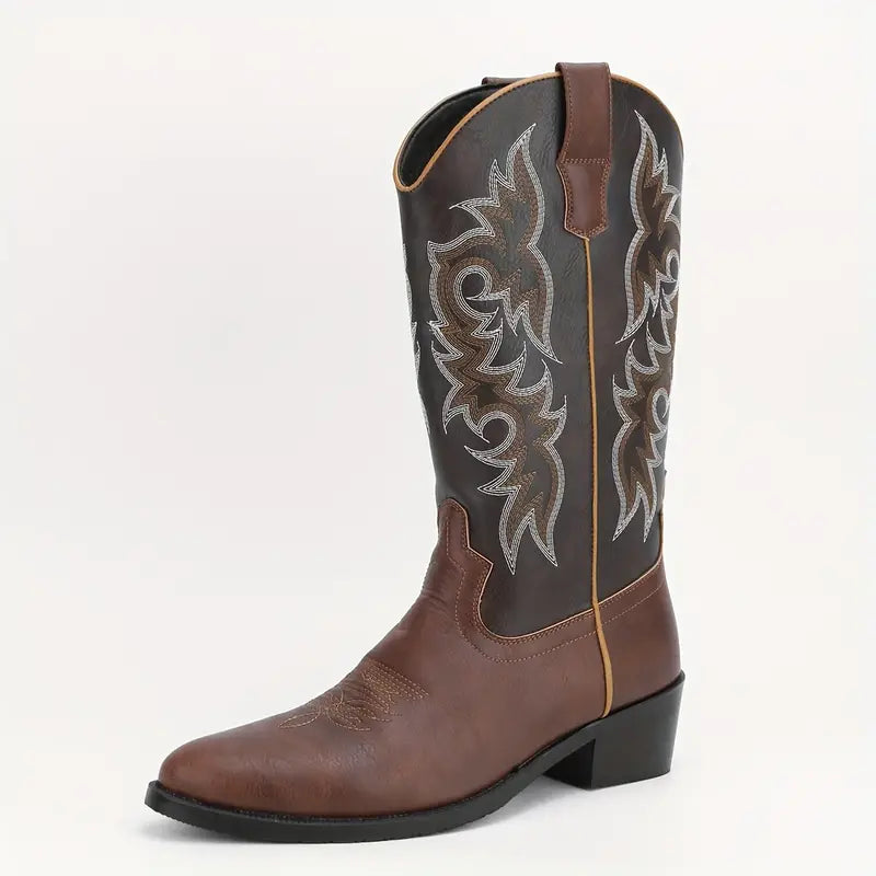 William | Western Leather Cowboy Boots for Men