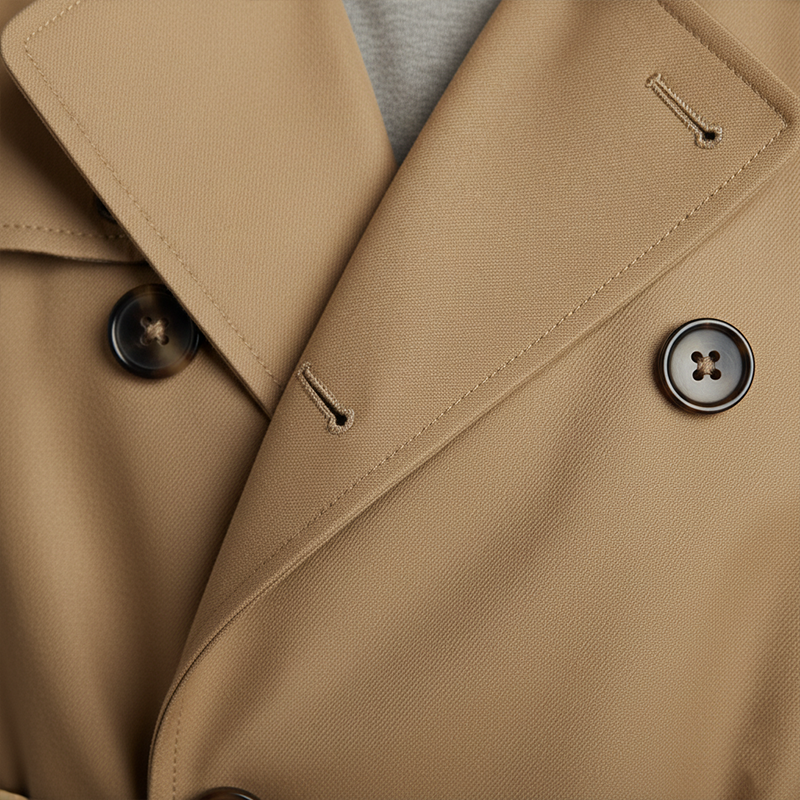 Benjamin | Twill Cotton Trench Coat