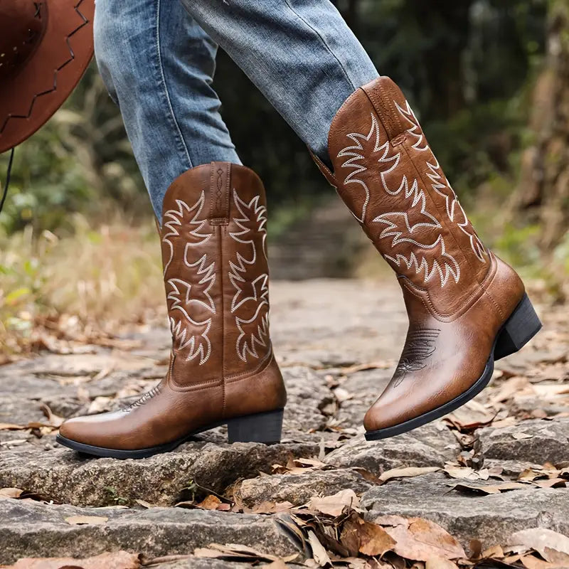 Austin | Western Leather Cowboy Boots for Men