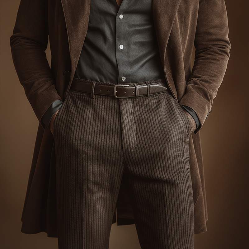 Connor | Vintage Suede Mid Coat