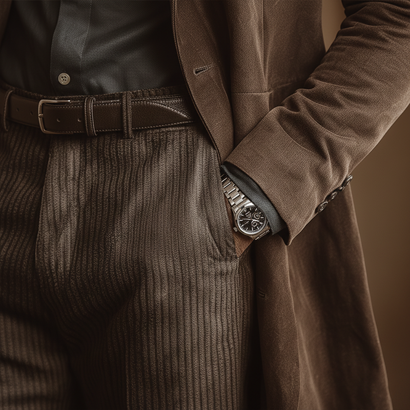 Connor | Vintage Suede Mid Coat