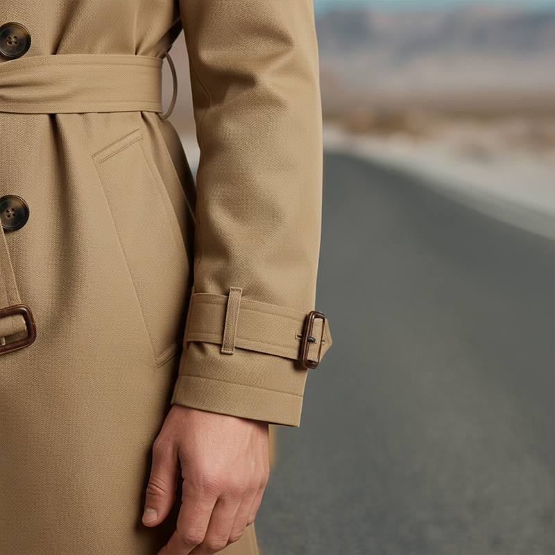 Benjamin | Twill Cotton Trench Coat