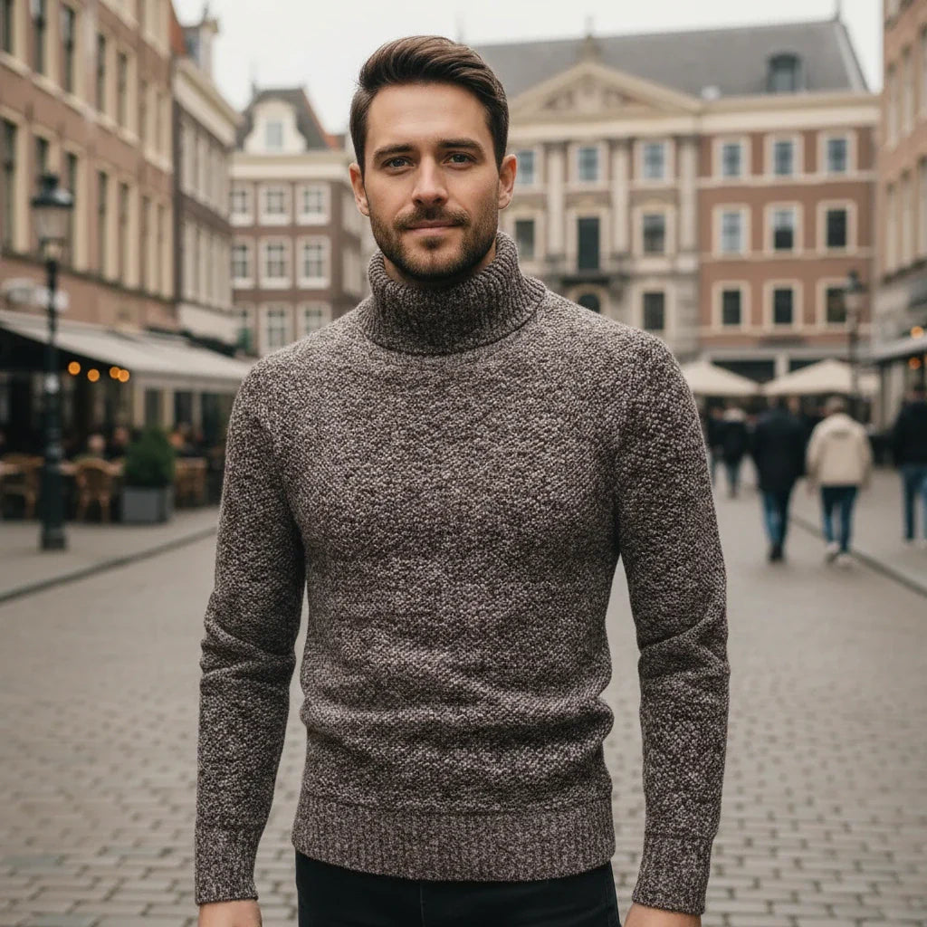 Lucas | Classic Knitted Turtleneck Sweater