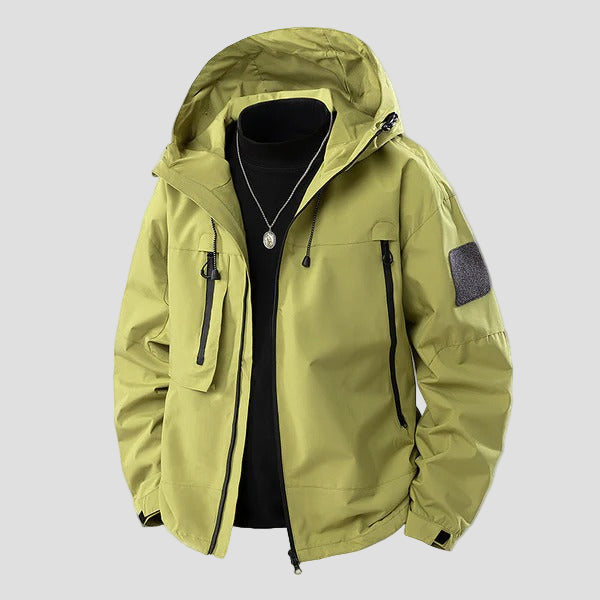 Aiden | Waterproof Hooded Structured Winter Jacket