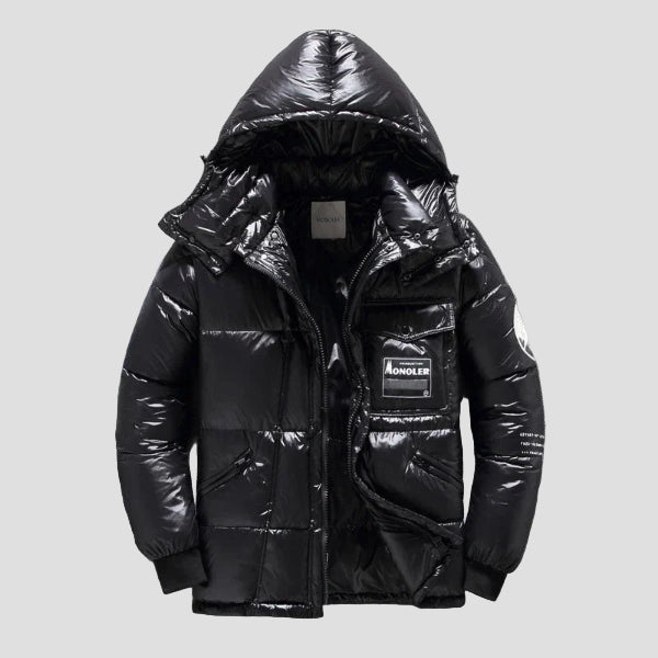 Connor | Water-Repellent Hooded Down Winter Jacket