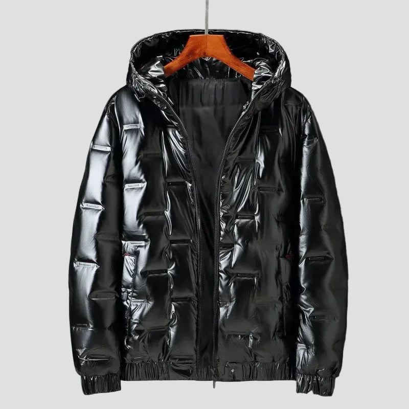 Asher | Quilted Hooded Water-Resistant Down Winter Jacket