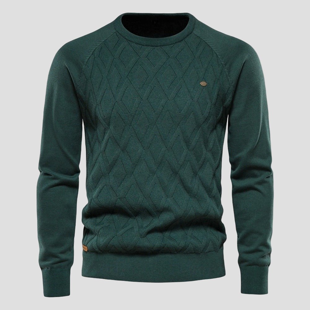 Dylan | Solid Color Crewneck Sweater - Rob Stevenson