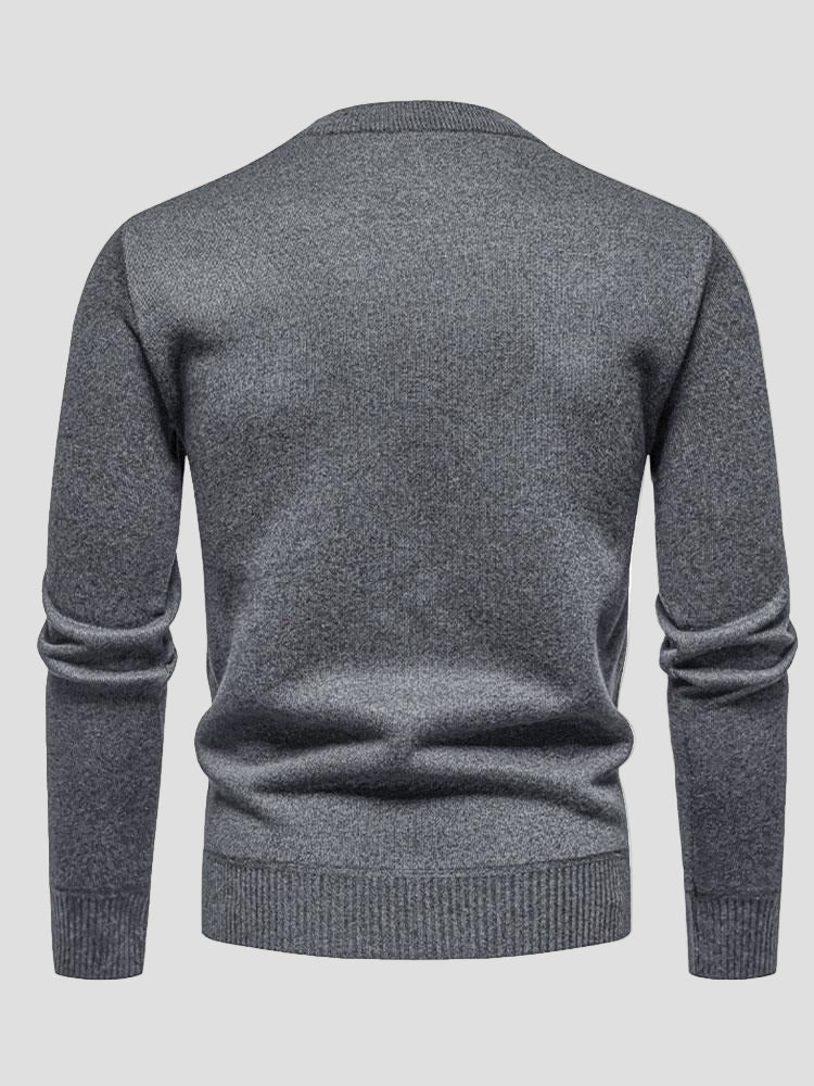 Jackson | Textured Knit Crewneck Sweater - Rob Stevenson