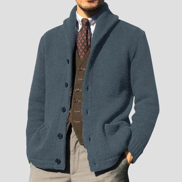 Grayson | Solid Button Knit Cardigan