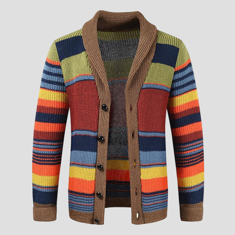 Owen | Colored Men's Knitted Cardigan