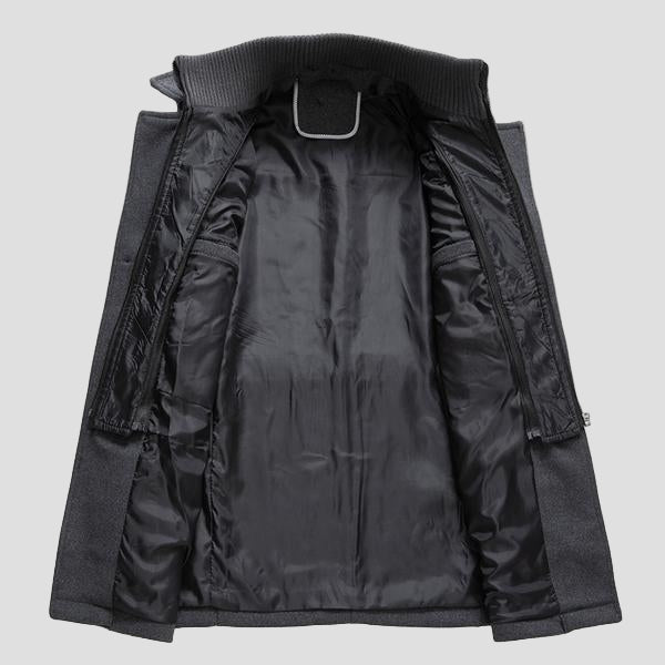 Rhett | Retro Double Collar Woolen Coat