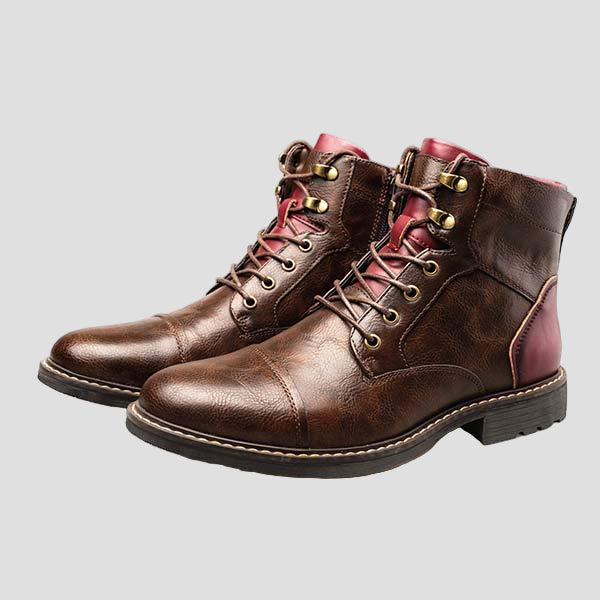 Connor | Men’s Patchwork Ankle Boots