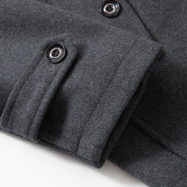 Rhett | Retro Double Collar Woolen Coat