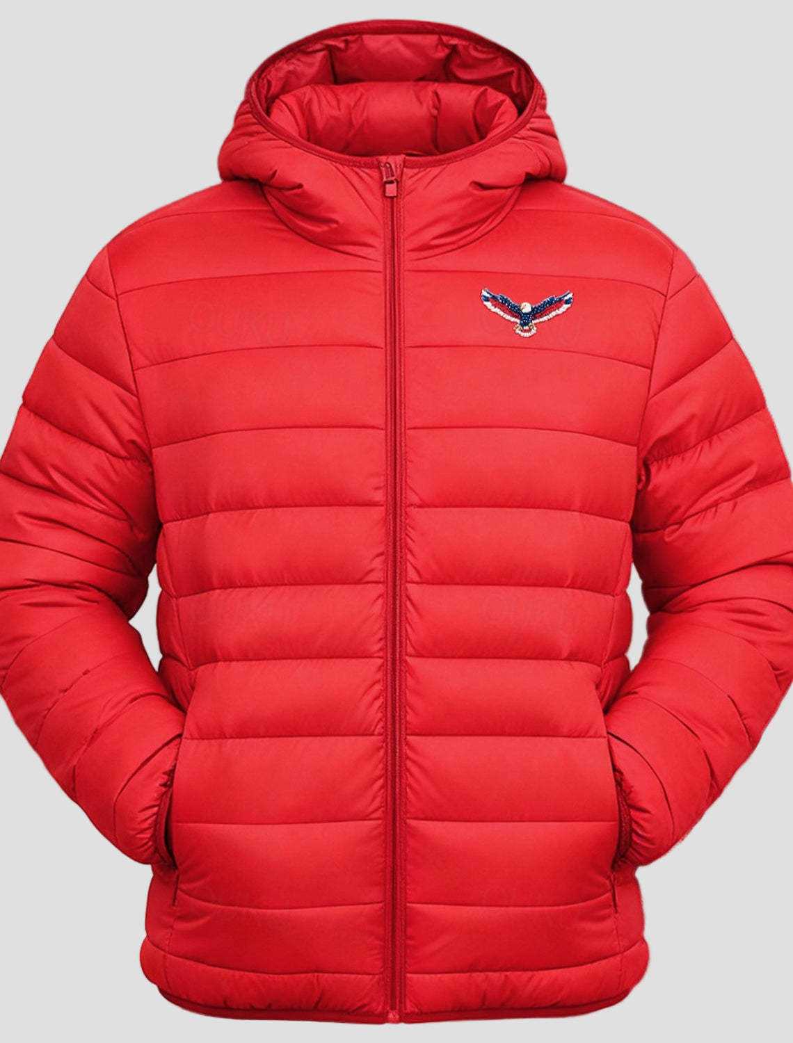 Jacob | Eagle Flag Puffer Jacket