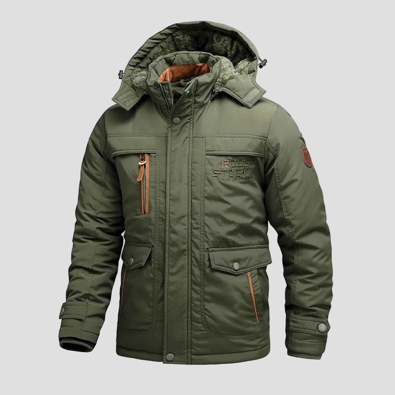 Luca | Windproof Insulated Winter Jacket with Pockets