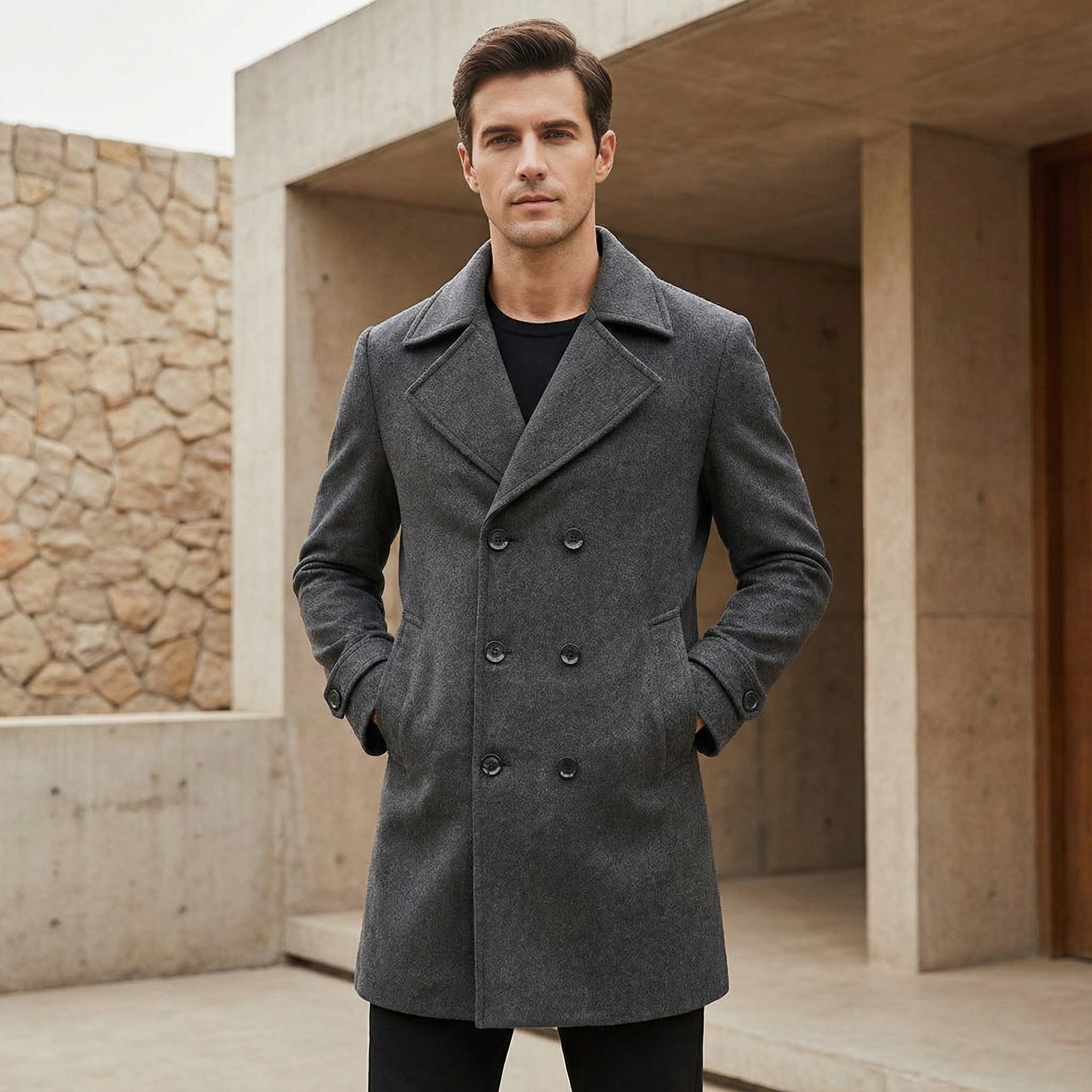 The Calderon Signature Peacoat - Rob Stevenson