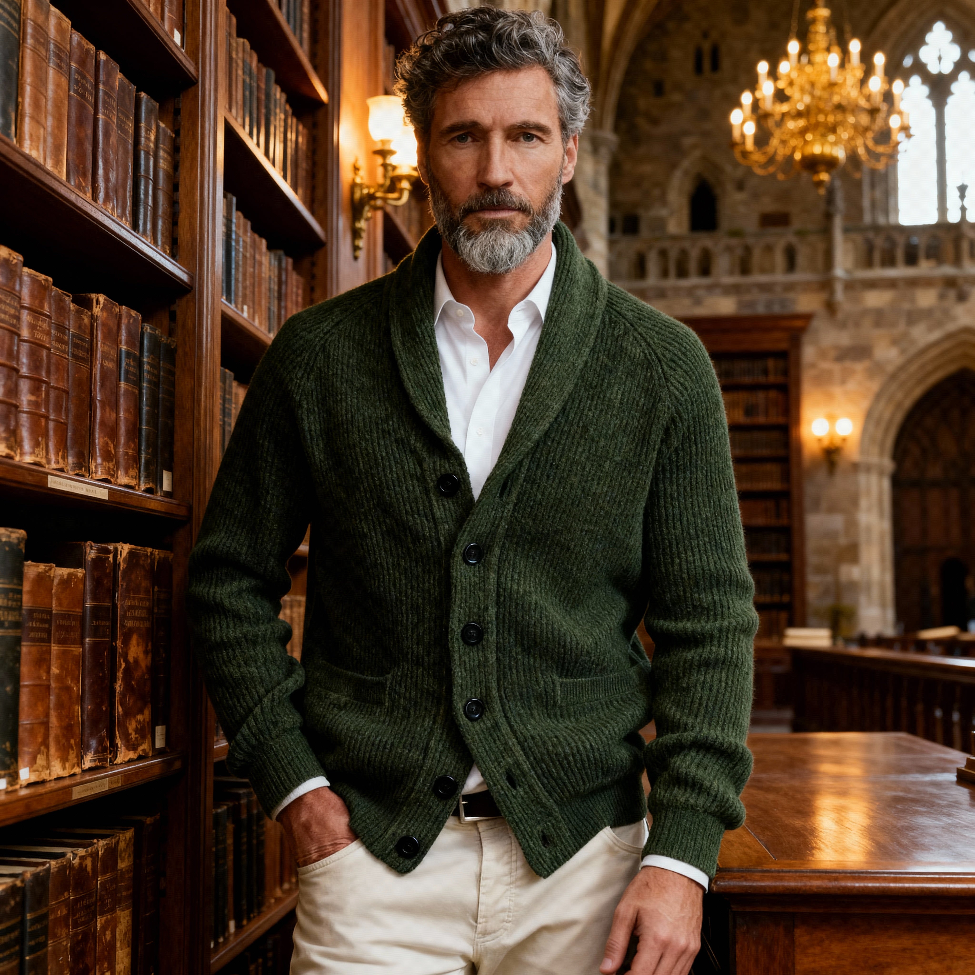 Henry | Wool Cardigan Sweater - Rob Stevenson