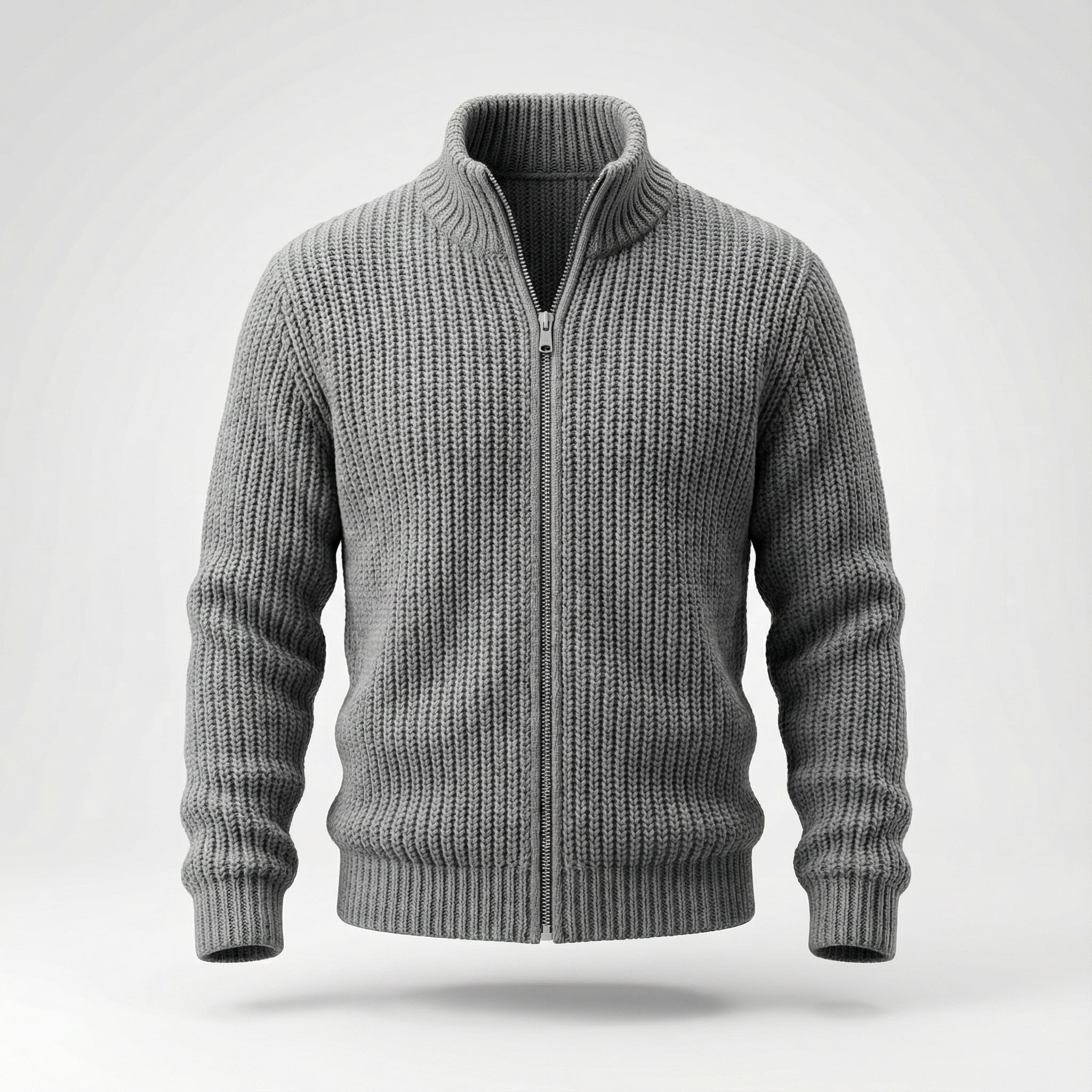 Liam | Vintage Solid Color Turtleneck Cardigan - Rob Stevenson