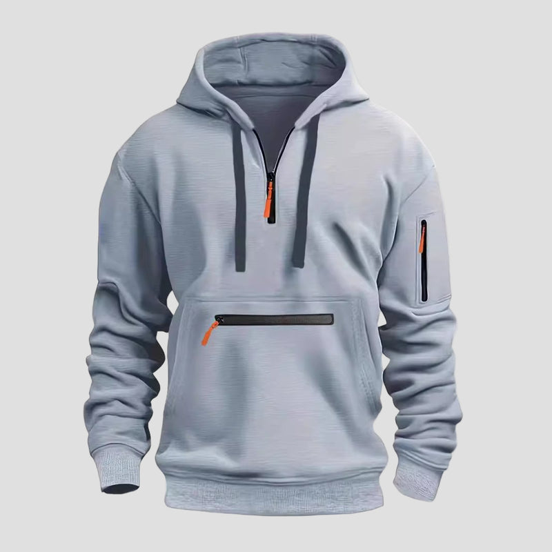 Emmett | Casual Multi-Pocket Loose Sports Hoodie